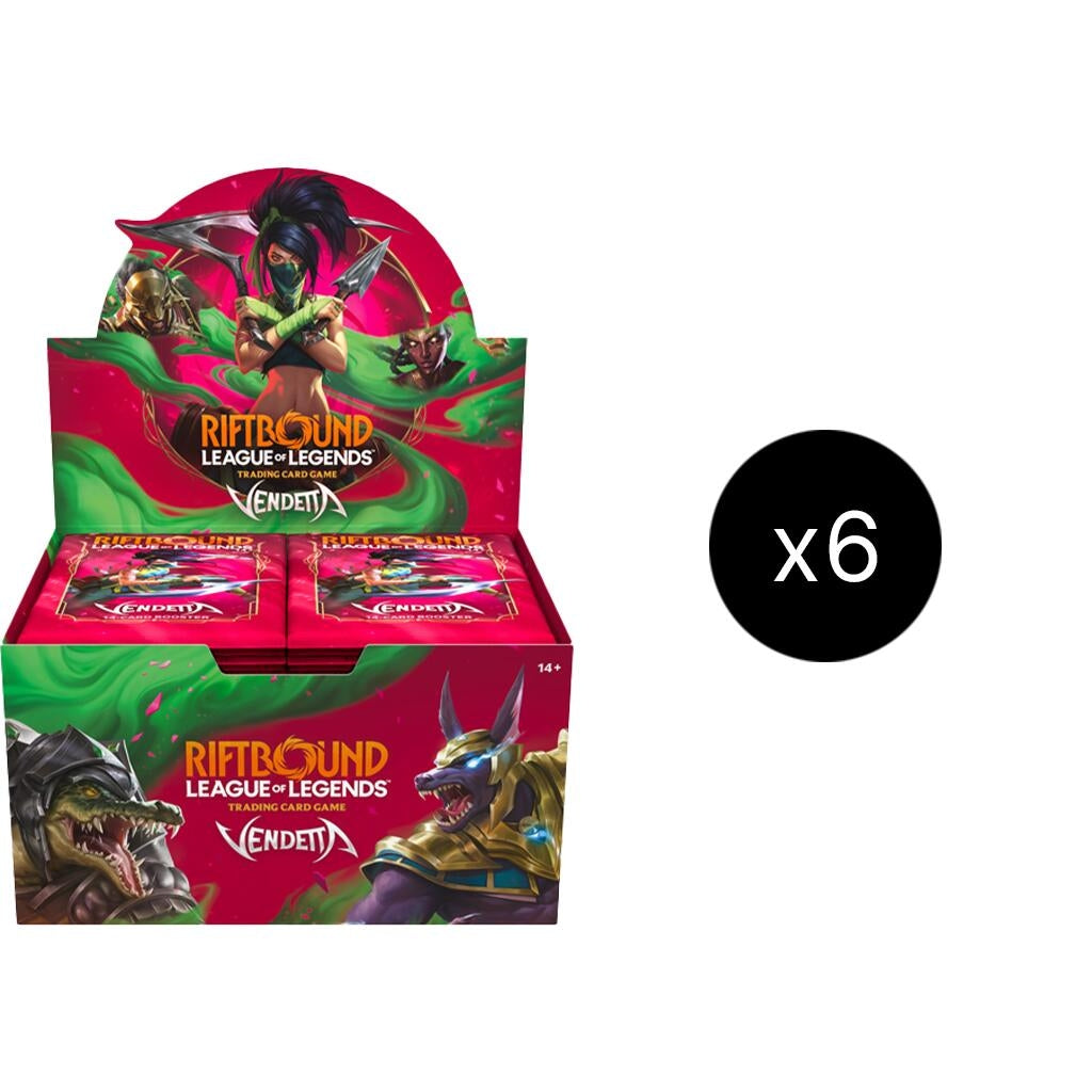 Image for Vendetta - Booster Display Case - Riftbound: League of Legends Trading Card Game