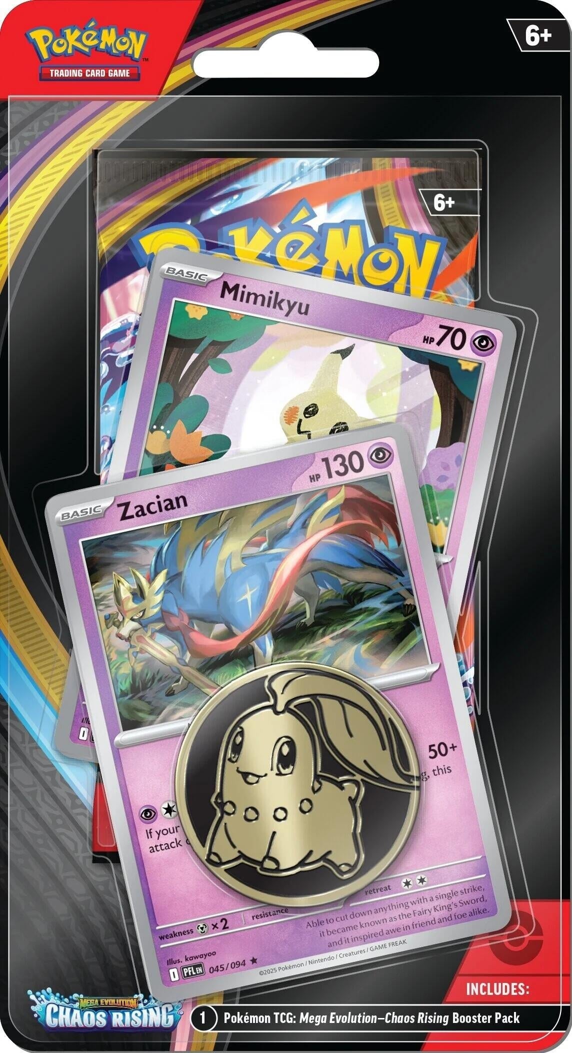 Image for Chaos Rising Single Pack Blister [Zacian/Mimikyu] - Pokemon
