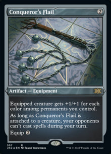 Conqueror's Flail (Foil Etched) [Double Masters 2022]