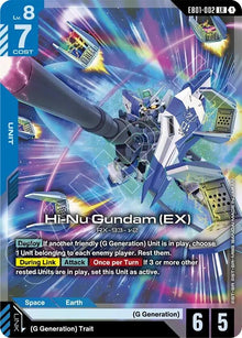 Image for Hi-Nu Gundam (EX) (EB01-002) (EB01) - Gundam Card Game