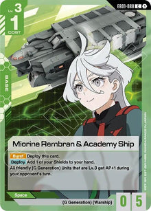 Image for Miorine Rembran & Academy Ship (EB01-088) (EB01) - Gundam Card Game