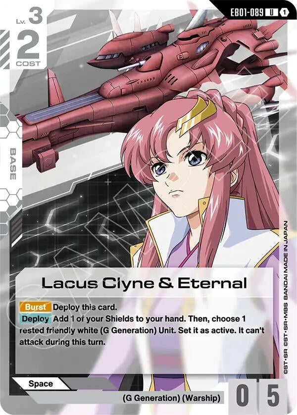 Image for Lacus Clyne & Eternal (EB01-089) (EB01) - Gundam Card Game