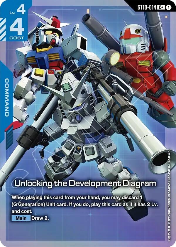 Image for Unlocking the Development Diagram (C+) (ST10-014) (ST10) - Gundam Card Game