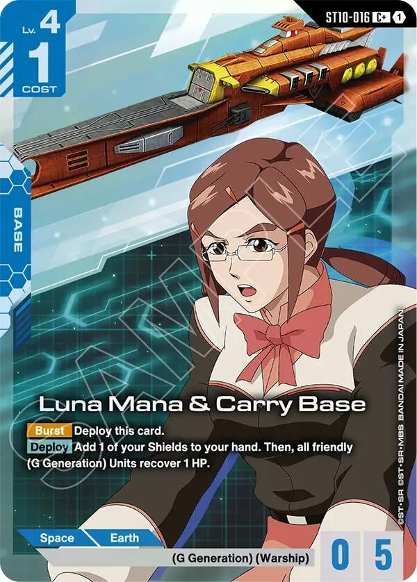 Image for Luna Mana & Carry Base (C+) (ST10-016) (ST10) - Gundam Card Game