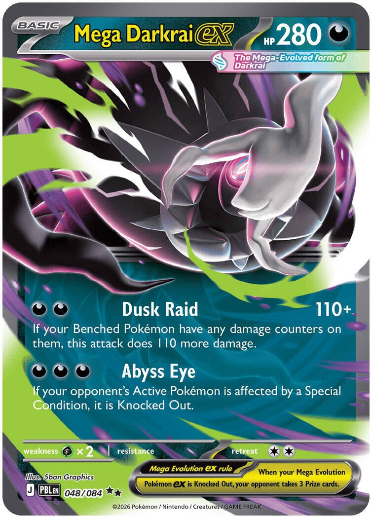 Image for Mega Darkrai ex (048/084) (PBL) - Pokemon