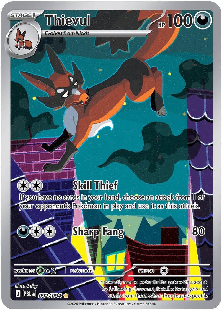 Image for Thievul (092/084) (PBL) - Pokemon