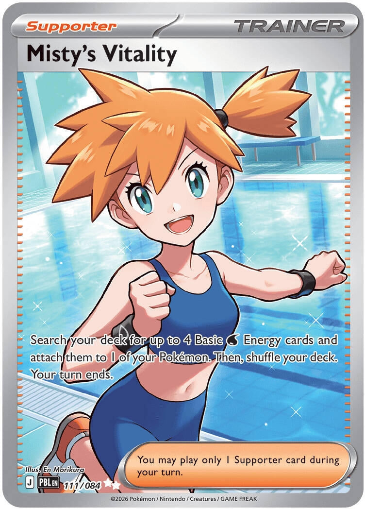 Image for Misty's Vitality (111/084) (PBL) - Pokemon