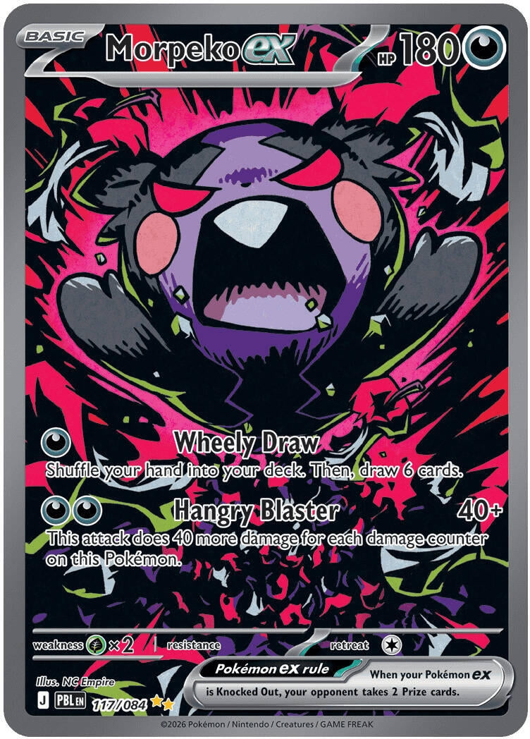 Image for Morpeko ex (117/084) (PBL) - Pokemon