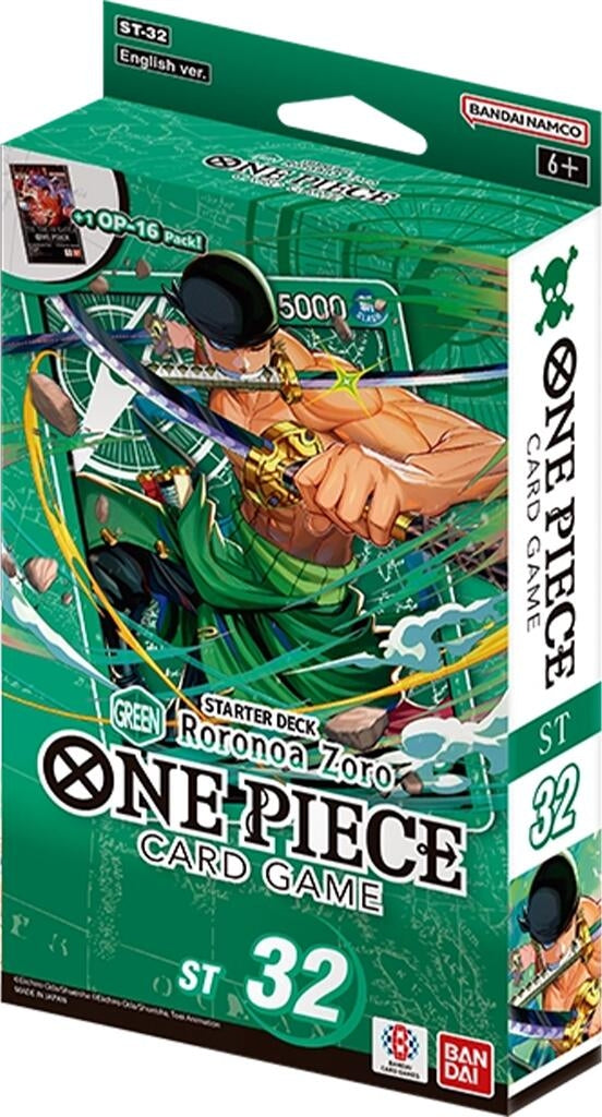 Image for Starter Deck 32: GREEN Roronoa Zoro - One Piece Card Game