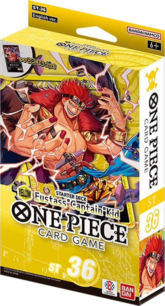 Image for Starter Deck 36: YELLOW Eustass”Captain”Kid - One Piece Card Game
