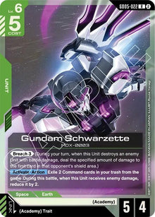 Image for Gundam Schwarzette (GD05-022) (GD05) - Gundam Card Game