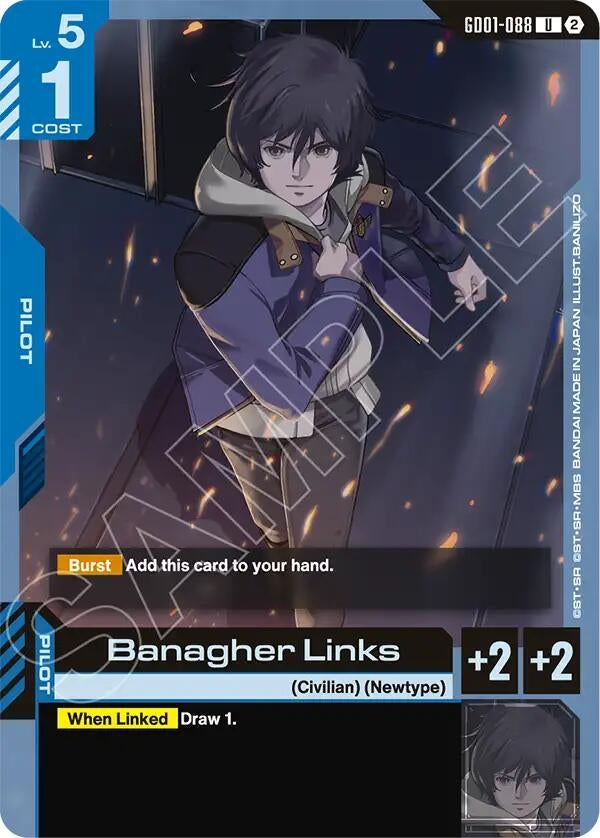 Image for Banagher Links (GD01-088) (SC01) - Gundam Card Game