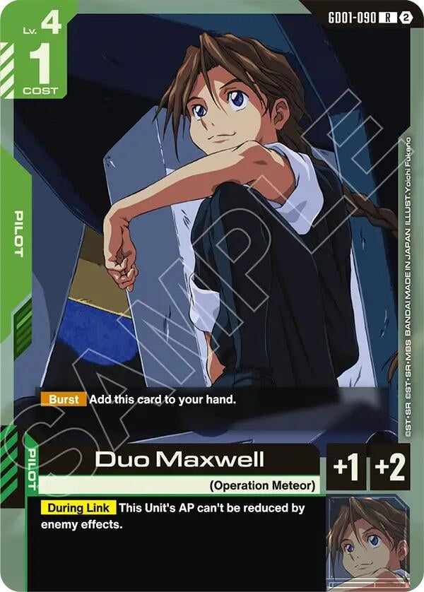Image for Duo Maxwell (GD01-090) (SC01) - Gundam Card Game