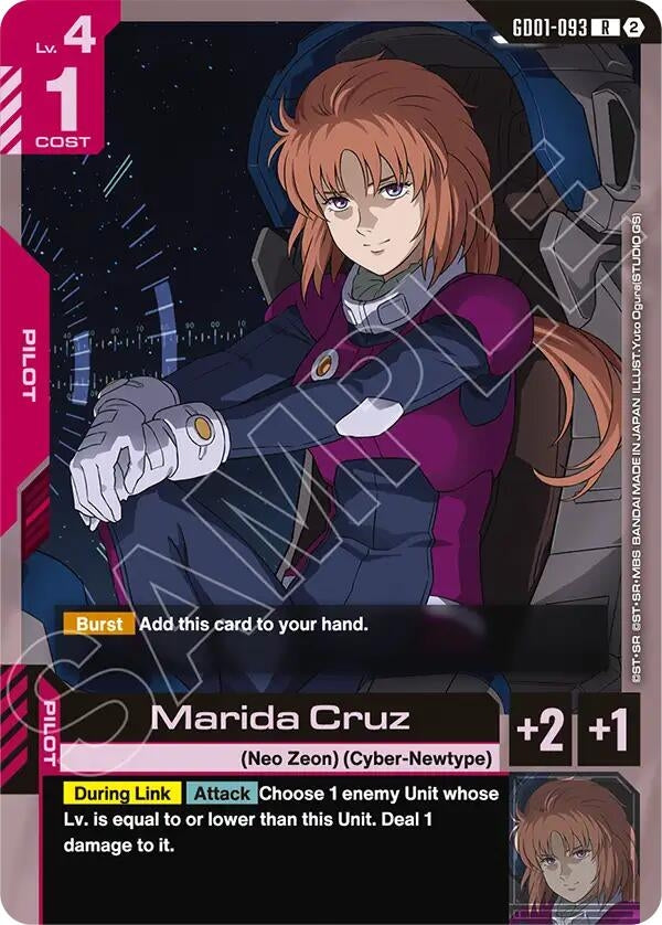 Image for Marida Cruz (GD01-093) (SC01) - Gundam Card Game