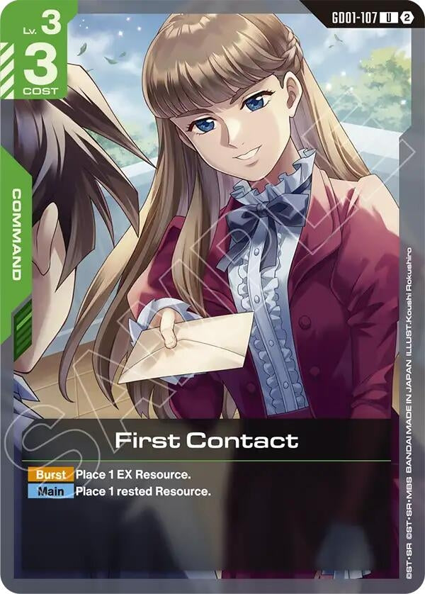 Image for First Contact (GD01-107) (SC01) - Gundam Card Game