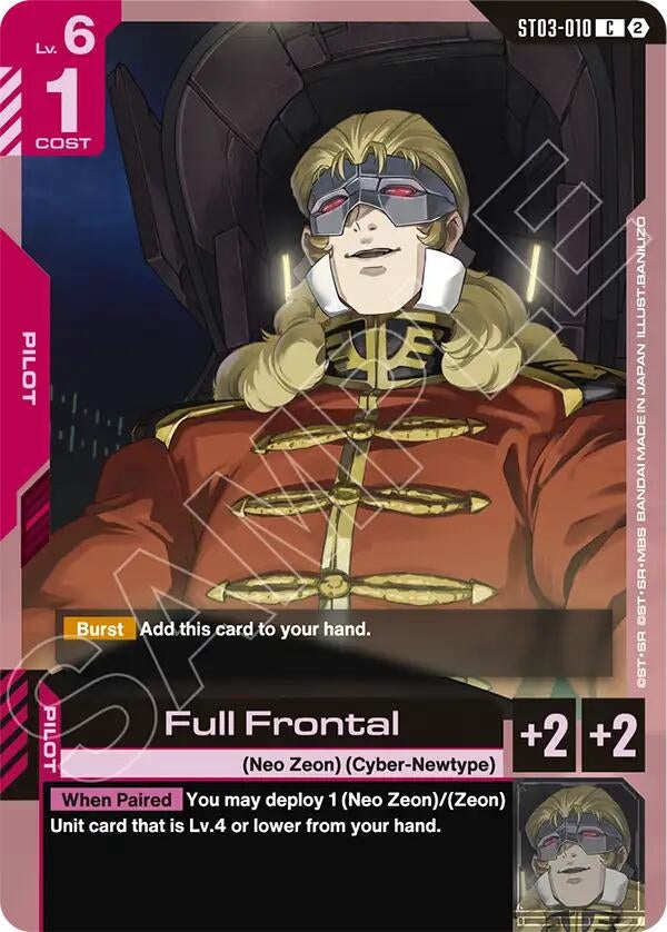 Image for Full Frontal (ST03-010) (SC01) - Gundam Card Game