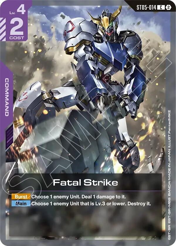 Image for Fatal Strike (ST05-014) (SC01) - Gundam Card Game