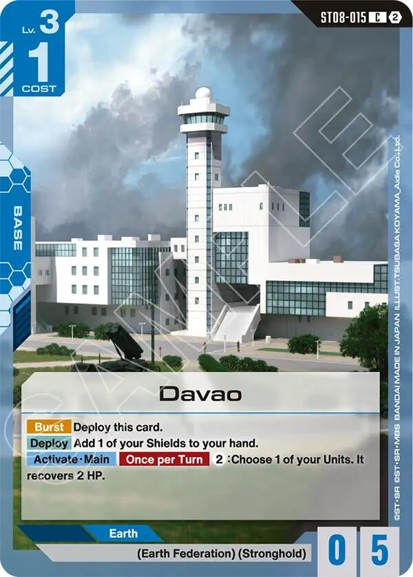Image for Davao (ST08-015) (SC01) - Gundam Card Game