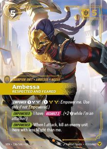 Ambessa - Respected and Feared (136/166) (VEN)