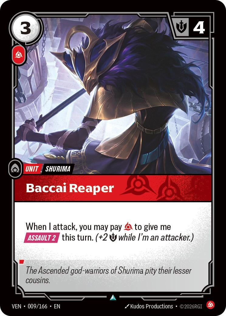 Image for Baccai Reaper (009/166) (VEN) - Riftbound: League of Legends Trading Card Game