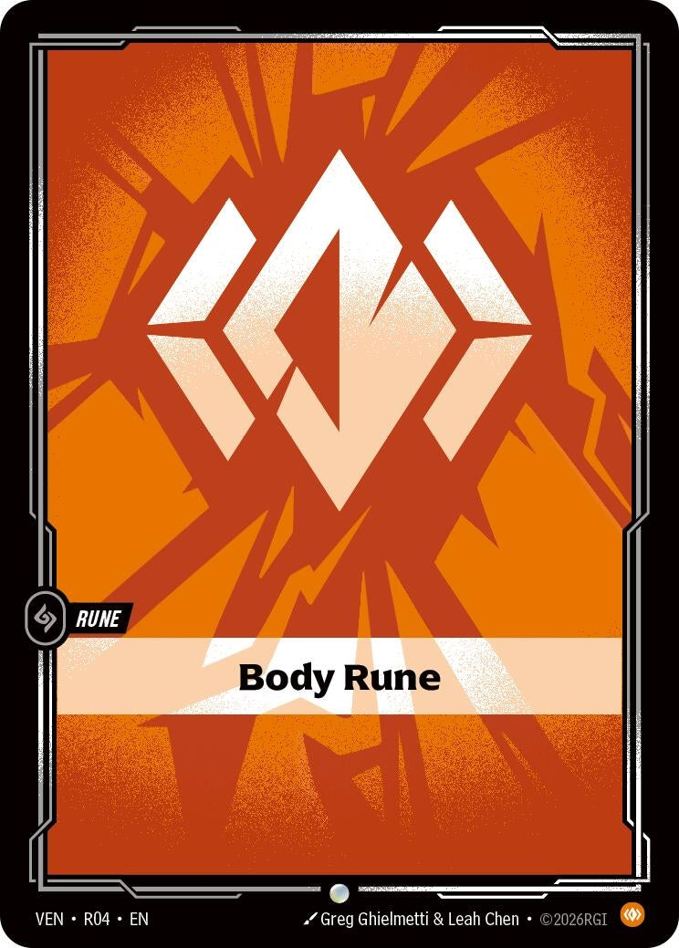 Image for Body Rune (R04) (VEN) - Riftbound: League of Legends Trading Card Game