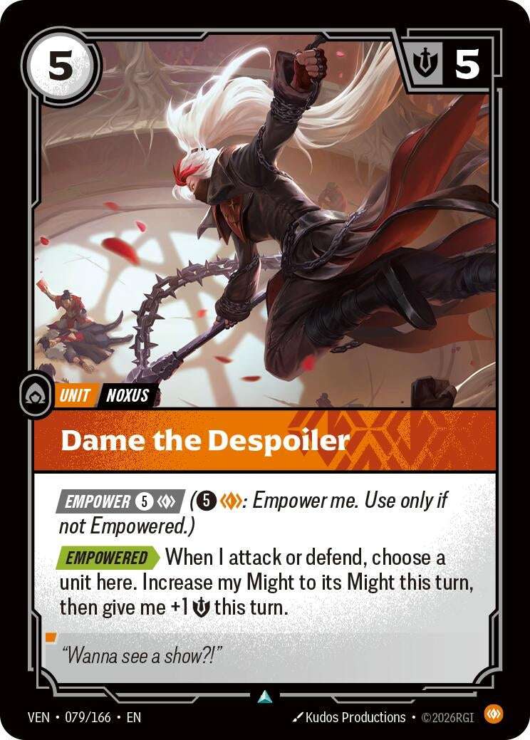 Image for Dame the Despoiler (079/166) (VEN) - Riftbound: League of Legends Trading Card Game