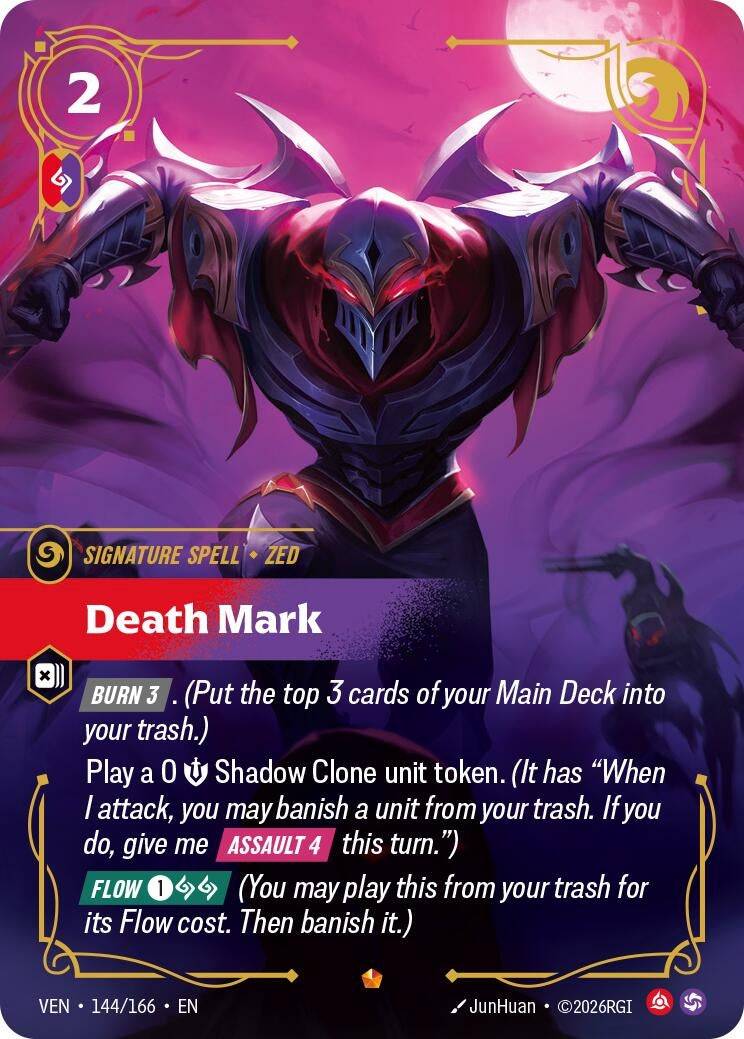Image for Death Mark (144/166) (VEN) - Riftbound: League of Legends Trading Card Game