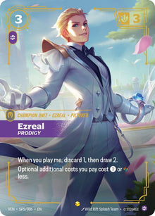 Image for Ezreal - Prodigy (SP5/006) (VEN) - Riftbound: League of Legends Trading Card Game