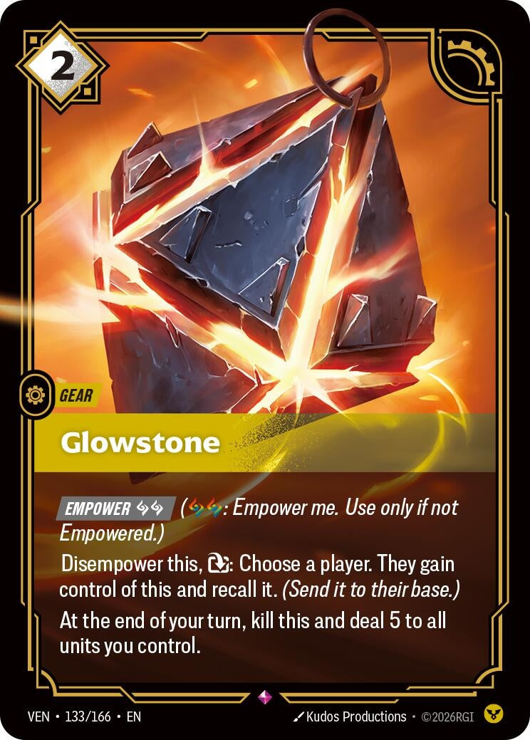 Image for Glowstone (133/166) (VEN) - Riftbound: League of Legends Trading Card Game