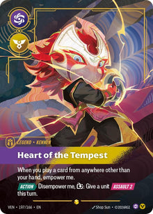 Image for Kennen - Heart of the Tempest (Overnumbered) (197/166) (VEN) - Riftbound: League of Legends Trading Card Game