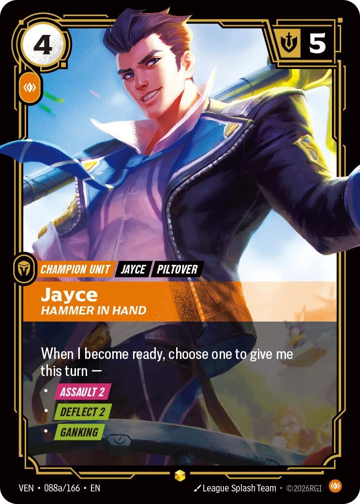 Jayce - Hammer in Hand (Alternate Art) (088a/166) (VEN)