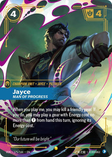 Image for Jayce - Man of Progress (Overnumbered) (175/166) (VEN) - Riftbound: League of Legends Trading Card Game