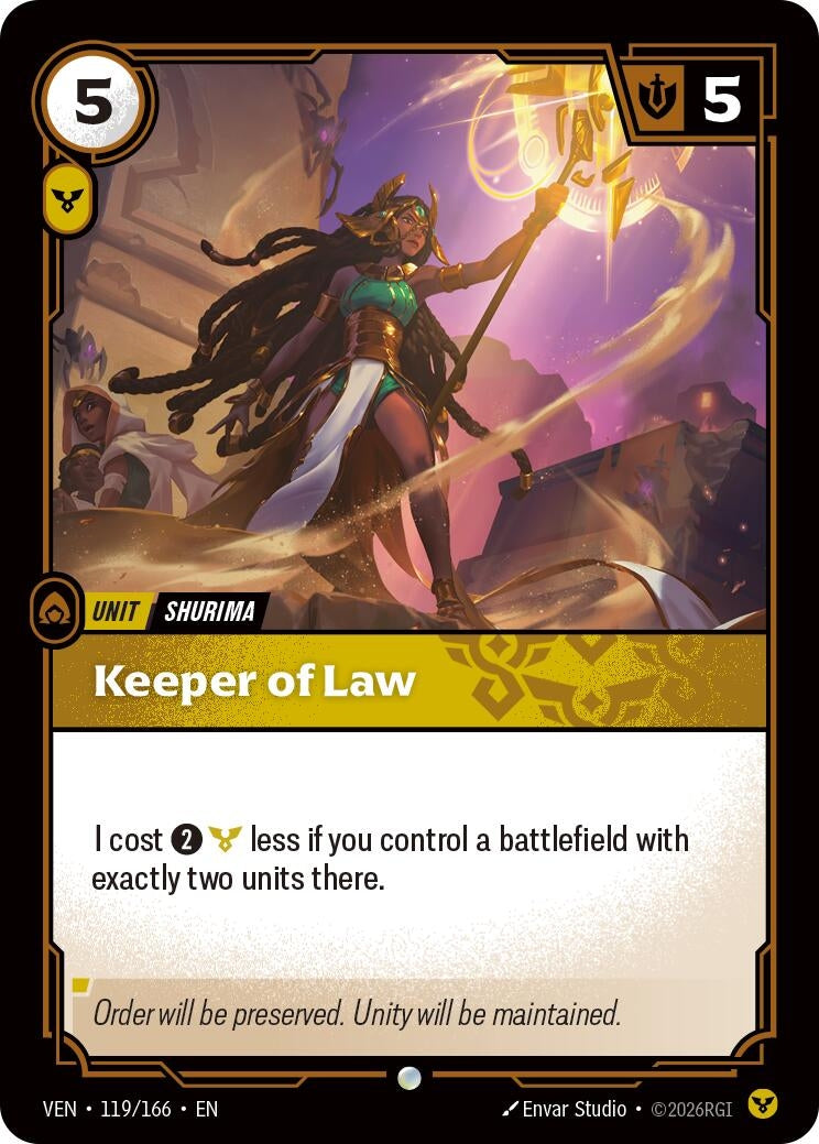 Keeper of Law (119/166) (VEN)