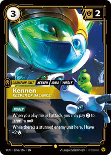 Image for Kennen - Keeper of Balance (Alternate Art) (135a/166) (VEN) - Riftbound: League of Legends Trading Card Game