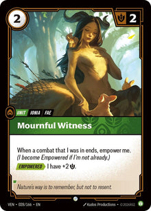 Image for Mournful Witness (028/166) (VEN) - Riftbound: League of Legends Trading Card Game