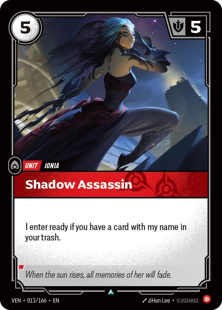 Image for Shadow Assassin (013/166) (VEN) - Riftbound: League of Legends Trading Card Game