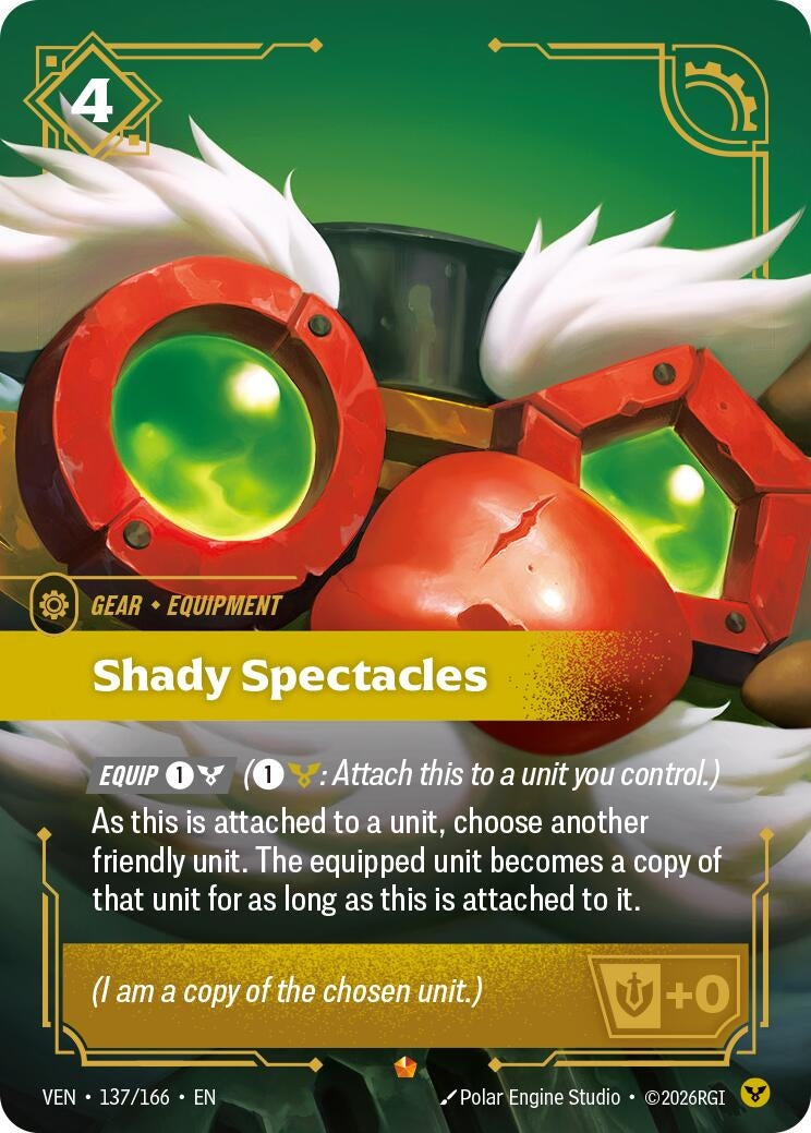 Image for Shady Spectacles (137/166) (VEN) - Riftbound: League of Legends Trading Card Game