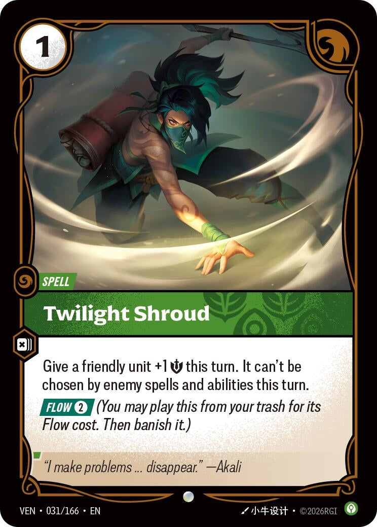 Image for Twilight Shroud (031/166) (VEN) - Riftbound: League of Legends Trading Card Game