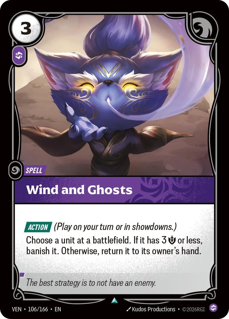 Image for Wind and Ghosts (106/166) (VEN) - Riftbound: League of Legends Trading Card Game