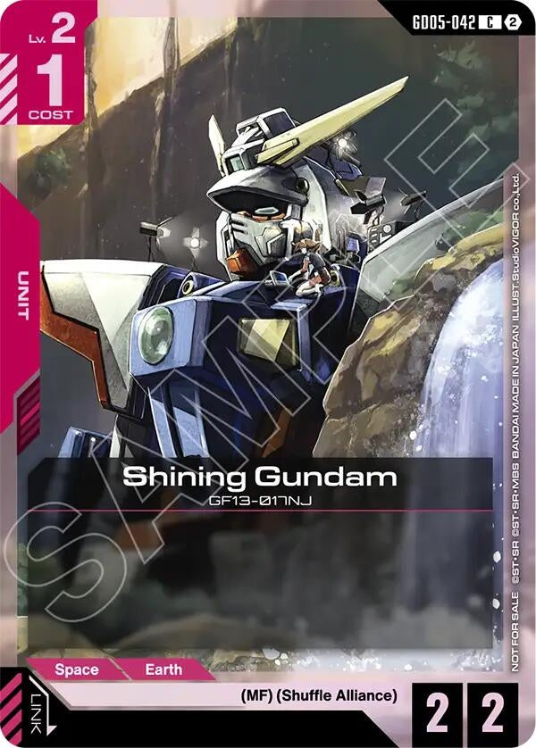 Image for Shining Gundam (GD05 Release Event) (GD05-042) (GCG-PR) - Gundam Card Game
