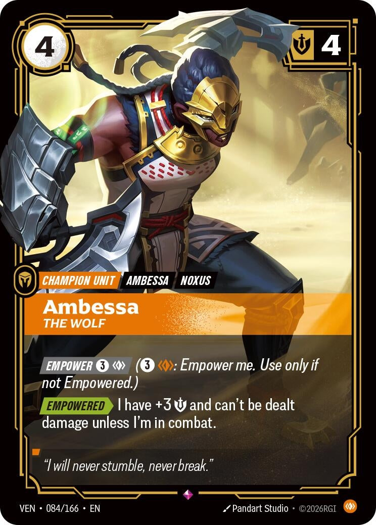 Ambessa - The Wolf (084/166) (VEN)