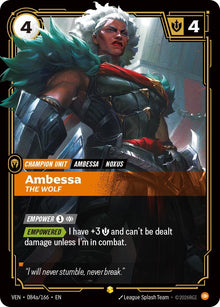 Image for Ambessa - The Wolf (Alternate Art) (084a/166) (VEN) - Riftbound: League of Legends Trading Card Game