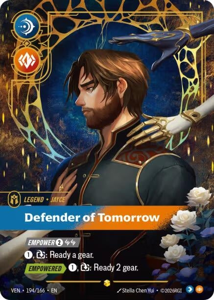 Image for Jayce - Defender of Tomorrow (Overnumbered) (194/166) (VEN) - Riftbound: League of Legends Trading Card Game