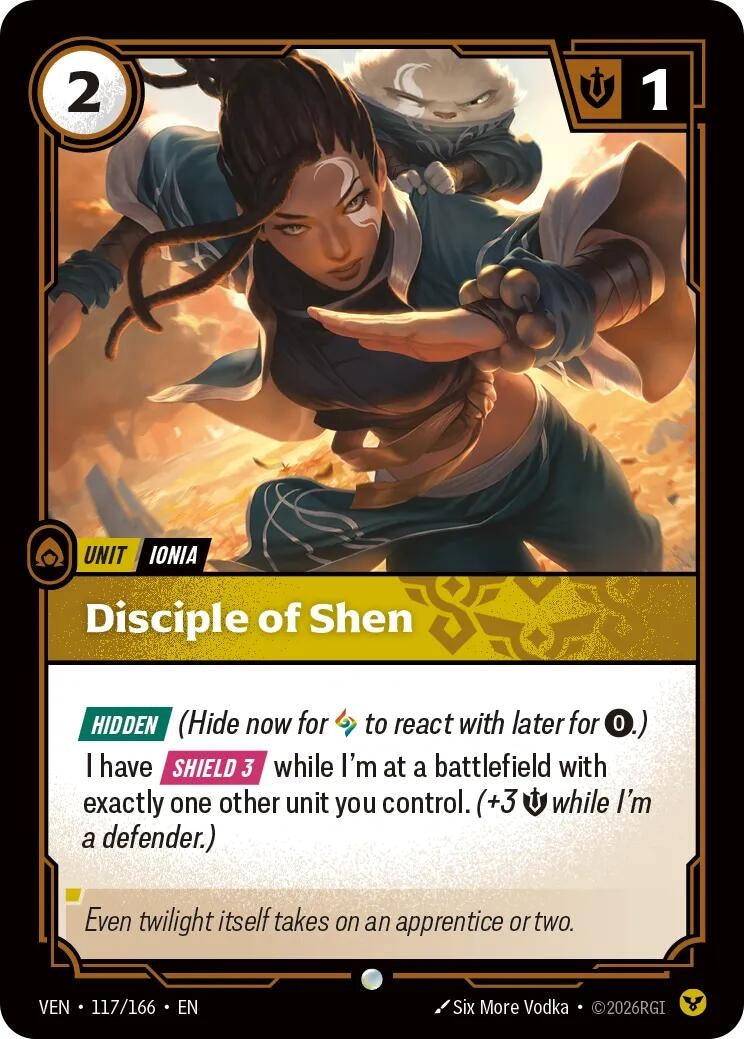Disciple of Shen (117/166) (VEN)