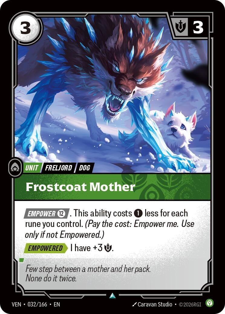 Image for Frostcoat Mother (032/166) (VEN) - Riftbound: League of Legends Trading Card Game