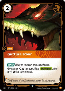 Guttural Roar (072/166) (VEN)