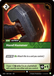 Image for Hand Hammer (027/166) (VEN) - Riftbound: League of Legends Trading Card Game