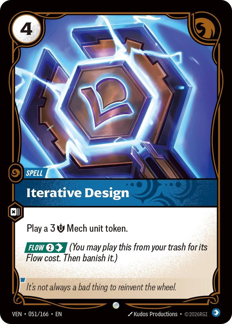 Image for Iterative Design (051/166) (VEN) - Riftbound: League of Legends Trading Card Game
