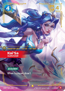 Image for Kai'Sa - Survivor (SP1/006) (VEN) - Riftbound: League of Legends Trading Card Game
