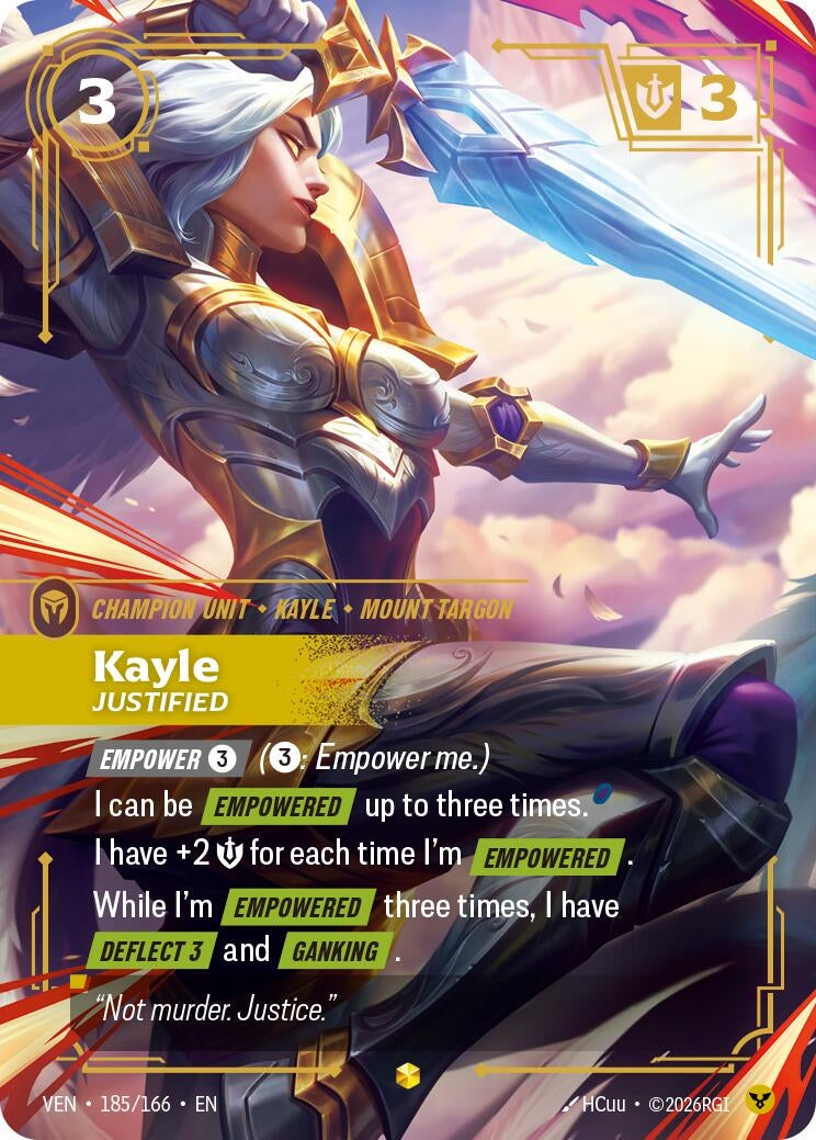Kayle - Justified (Overnumbered) (185/166) (VEN)